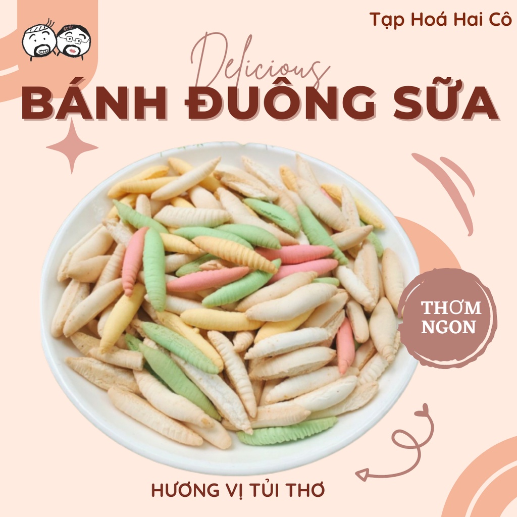 Bánh Con Đuông Dừa Sữa Béo Ngậy Tuổi Thơ, Bánh Sùng Hũ PET 330G