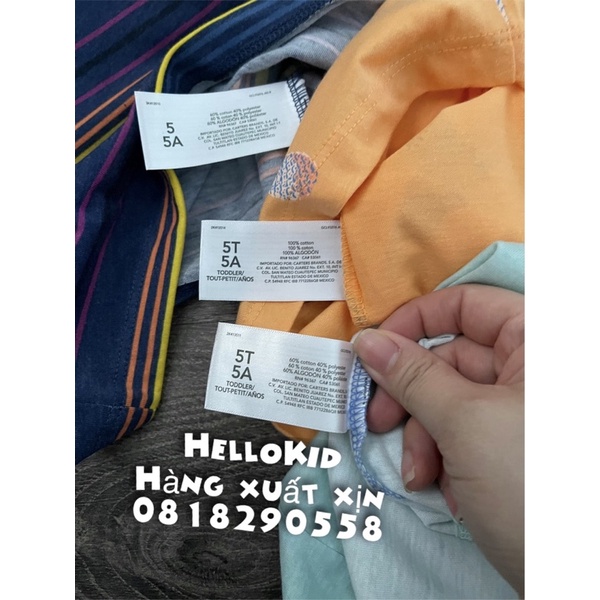 A380 - Áo thun 3 lỗ Osk Bé trai