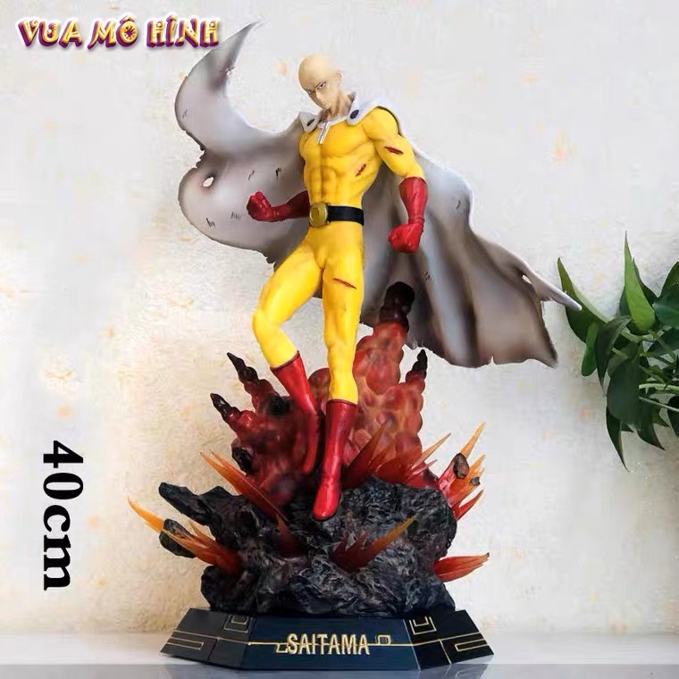 Mô hình ONE PUNCH MAN - Mô hình nhân vật Saitama trạng thái chiến đấu cực chất cao 40cm