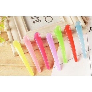 Ghim Kẹp Tóc Nhiều Màu Làm Bằng Nhựa Cao Cấp Tiện Dụng Dài 7,5 Cm, Nhỏ Gọn Dễ Tiện Dụng