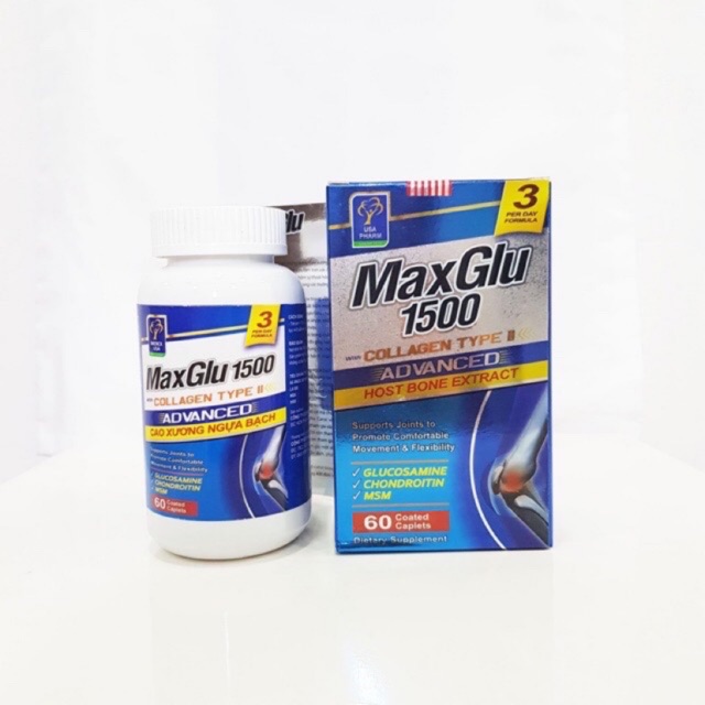 Viên bổ khớp MaxGlu 1500 (hộp 60 viên)