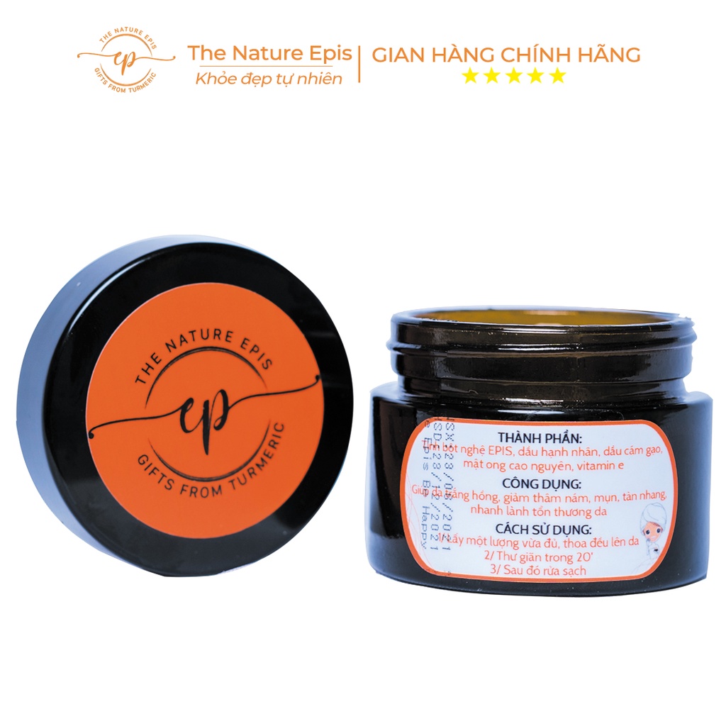 Mặt Nạ Dưỡng Da Ngừa Mụn Nghệ Mật Ong Epis - Giảm Mụn, Cấp Ẩm, Sáng Da
