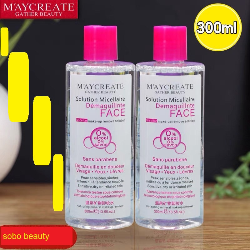 Nước tẩy trang maycreate 300ml, tự nhiên an toàn