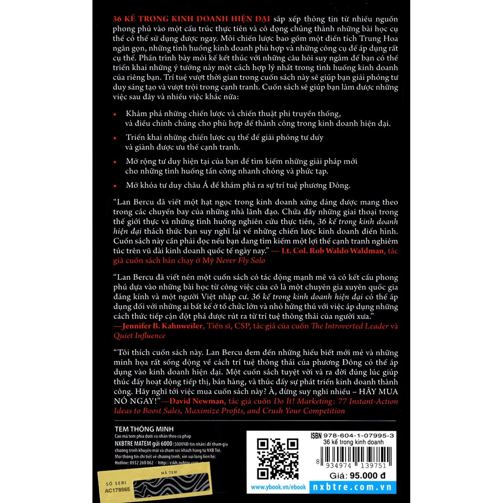 [Sách Thật] 36 Kế Trong Kinh Doanh Hiện Đại - Lan Bercu | BigBuy360 - bigbuy360.vn