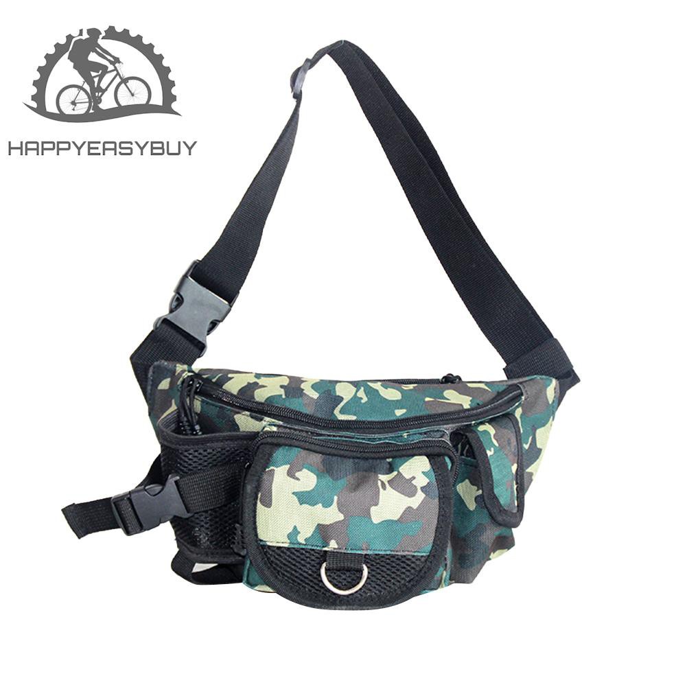 HAN❀Outdoor Fishing Waist Bag Large Capacity Canvas Lure Bag Fishing Tackle