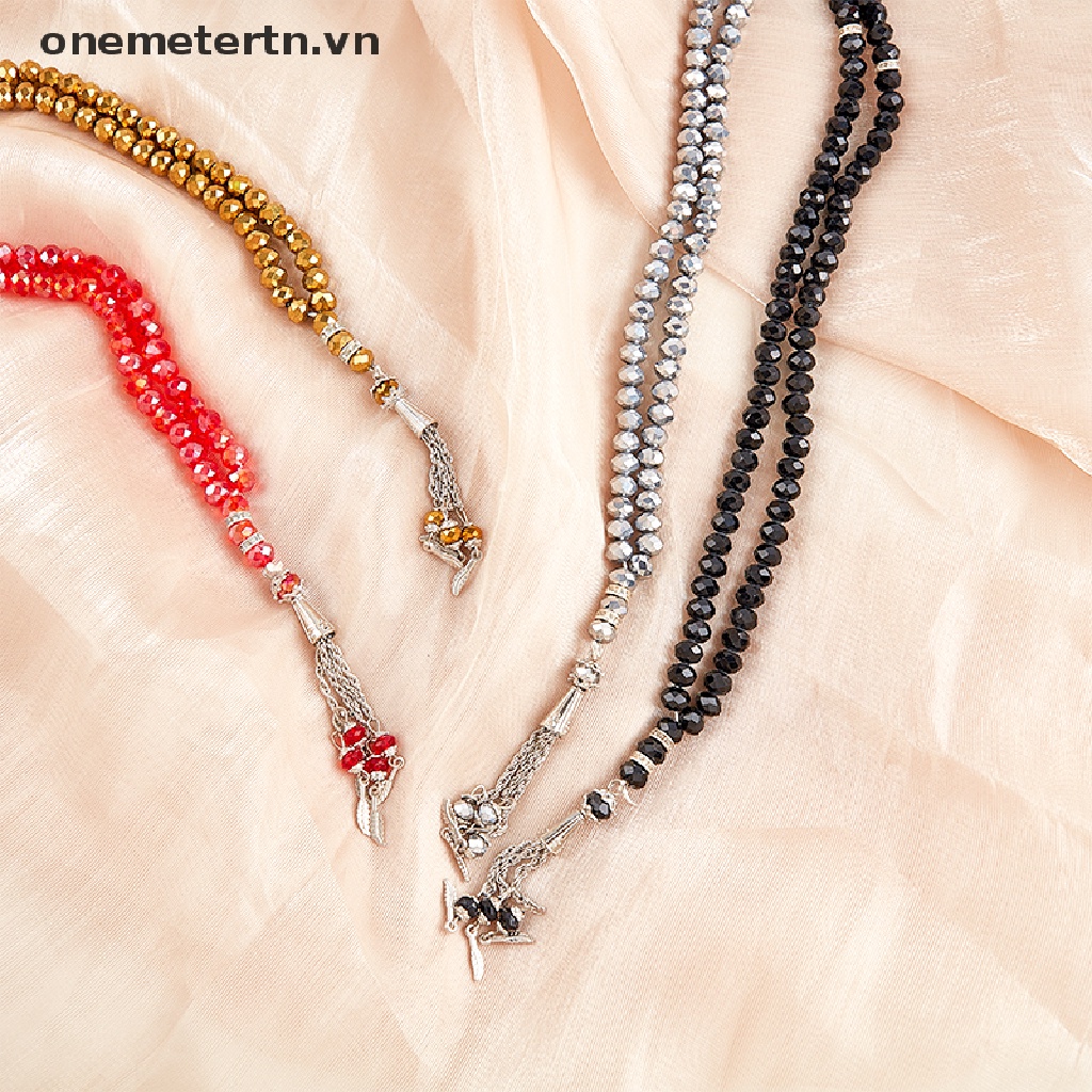 Vòng Tay Chuỗi Hạt Pha Lê 8mm 99 Hạt Tasbeeh