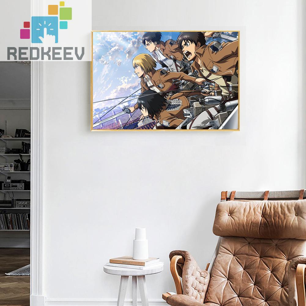 Bộ Tranh Đính Đá 5d Tự Làm Hình Anime Attack On Titan 1.13 | BigBuy360 - bigbuy360.vn