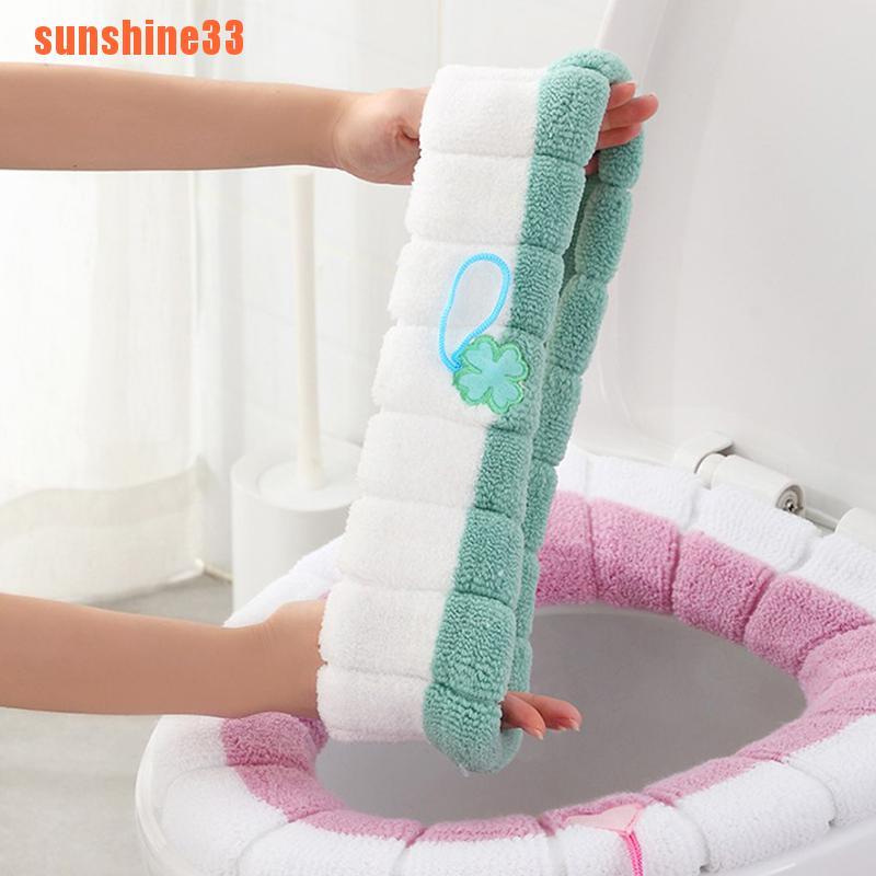 Ghế Ngồi Toilet Giữ Ấm Mùa Đông Có Thể Giặt Được