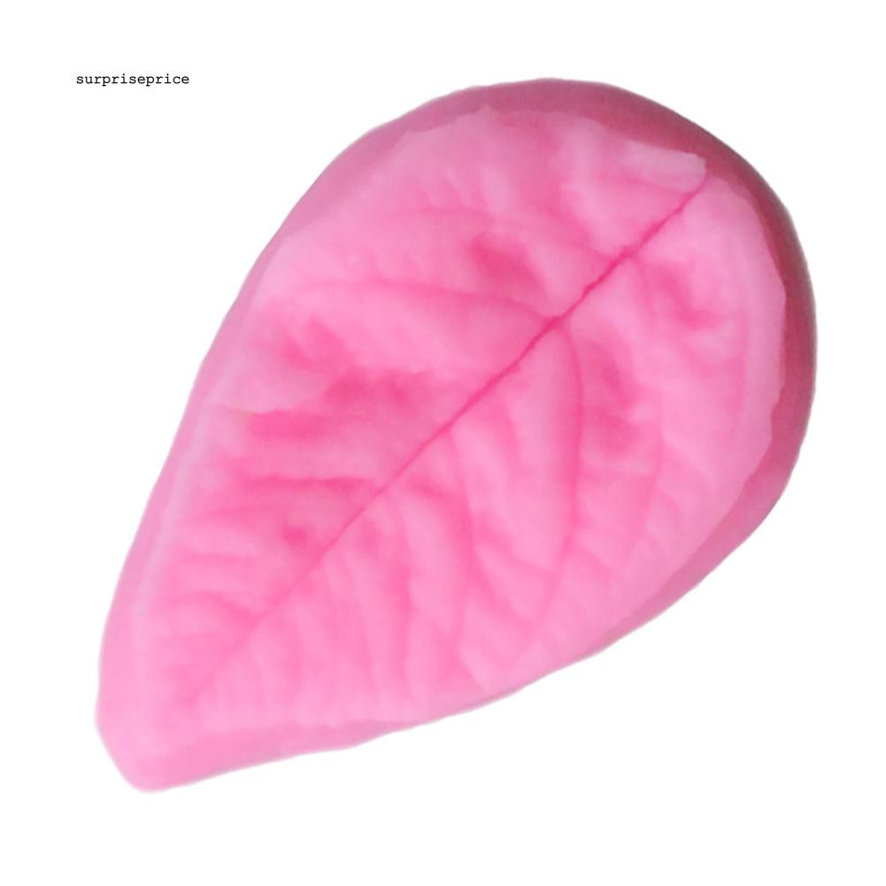 Set 2 khuôn silicon làm bánh kẹo đa năng hình chiếc lá xinh xắn