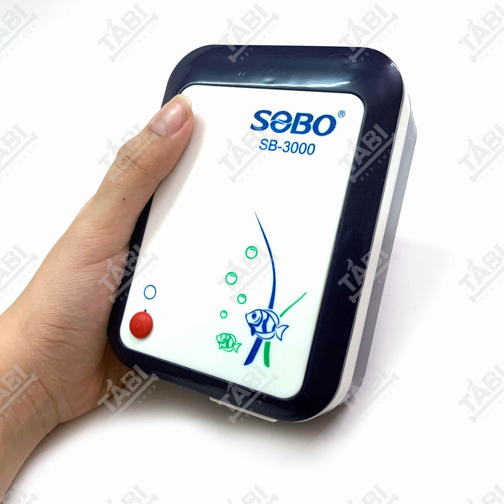 Máy Sủi Khí Oxy Tích Điện SB3000, SB4000 - Máy Sục Khí Oxi Tích Điện SOBO [SỦI TÍCH ĐIỆN SOBO]