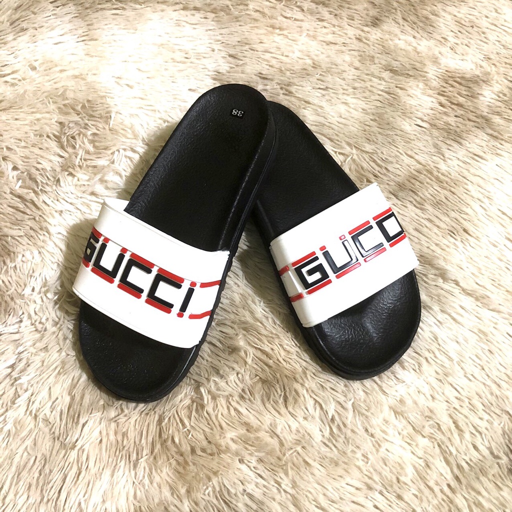 [FREESHIP]Dép Thời Trang  Quai Ngang Nam Cao Cấp GUCCI Bản Đế Super Độn 3 cm Chiều Cao