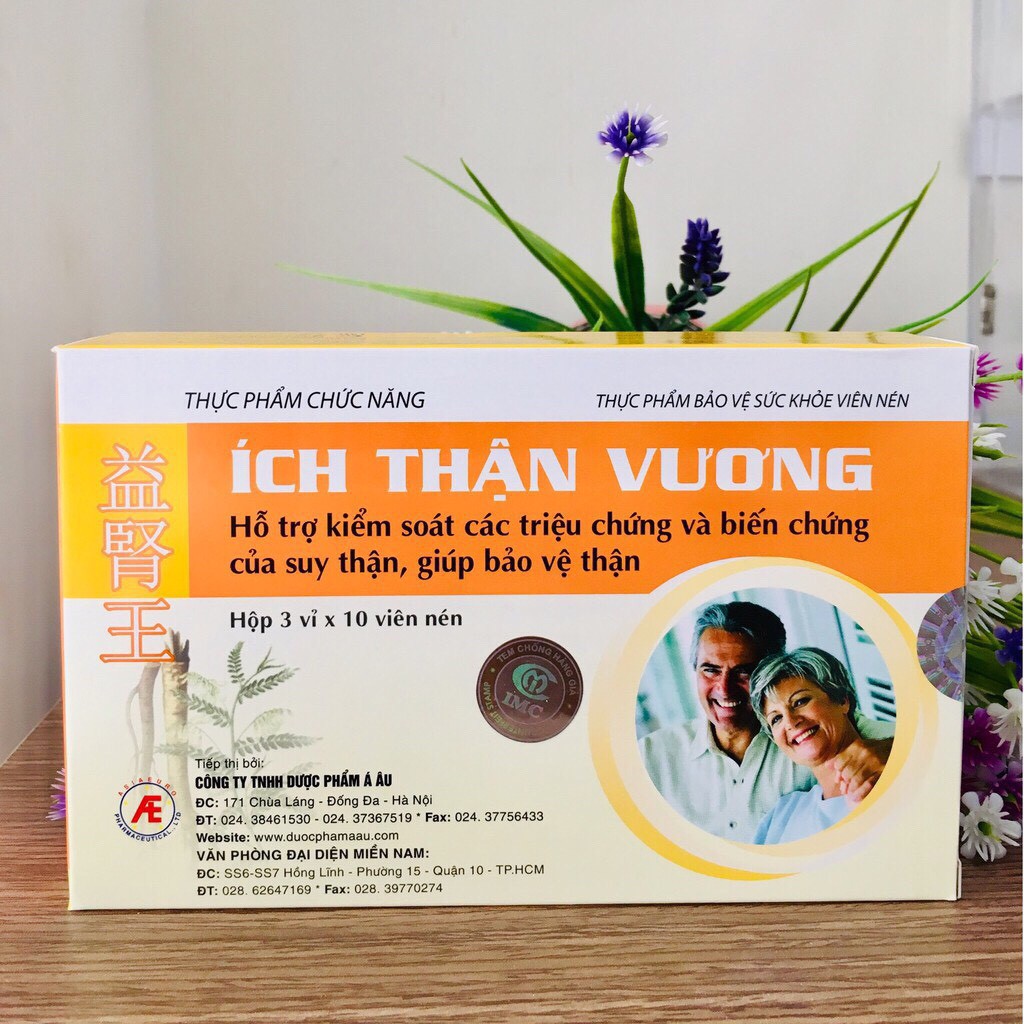 ÍCH THẬN VƯƠNG BẢO VỆ VÀ CẢI THIỆN CHỨC NĂNG THẬN