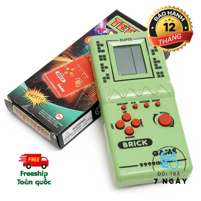 Máy chơi game cầm tay xếp hình, Đồ chơi xếp hình Brick Game (Hàng mới) new2021