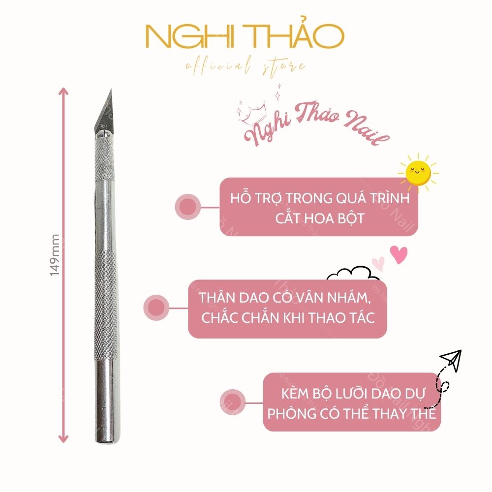 Dao cắt bột nail NGHI THẢO
