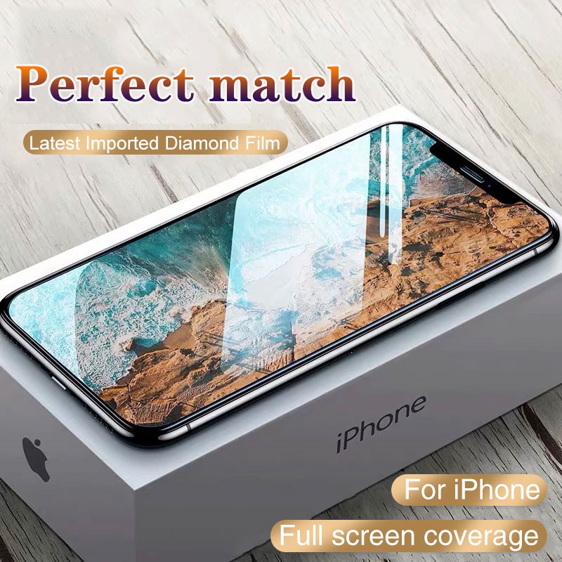 Miếng dán kính cường lực bảo vệ màn hình thích hợp cho Iphone 12 11 Pro Max Xs Max Xr X 8 7 6 6s Plus Se 2020