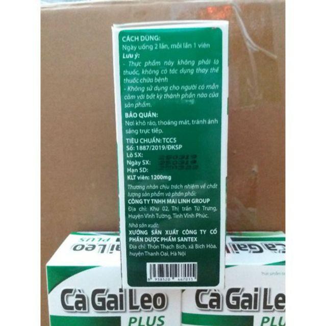 [Cam Kết Hàng Chính Hãng] - Bổ gan Cà gai leo Plus lọ 60v giải độc gan, hạ men gan - [Quầy Thuốc Bảo Lâm]