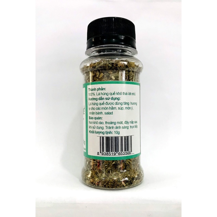 Lá Húng Quế Tây Chai 10g TG FOODS (Basil)