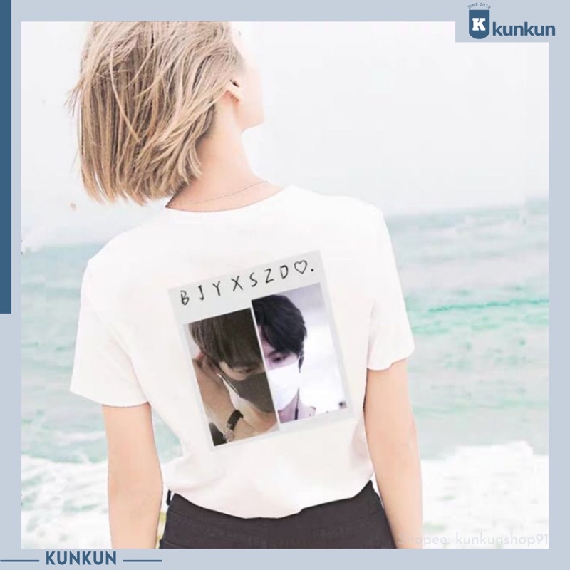 Áo thun tay lửng Tiêu Chiến, Vương Nhất Bác, BJYXSZD, Bác Quân Nhất Tiêu đủ size mới nhất