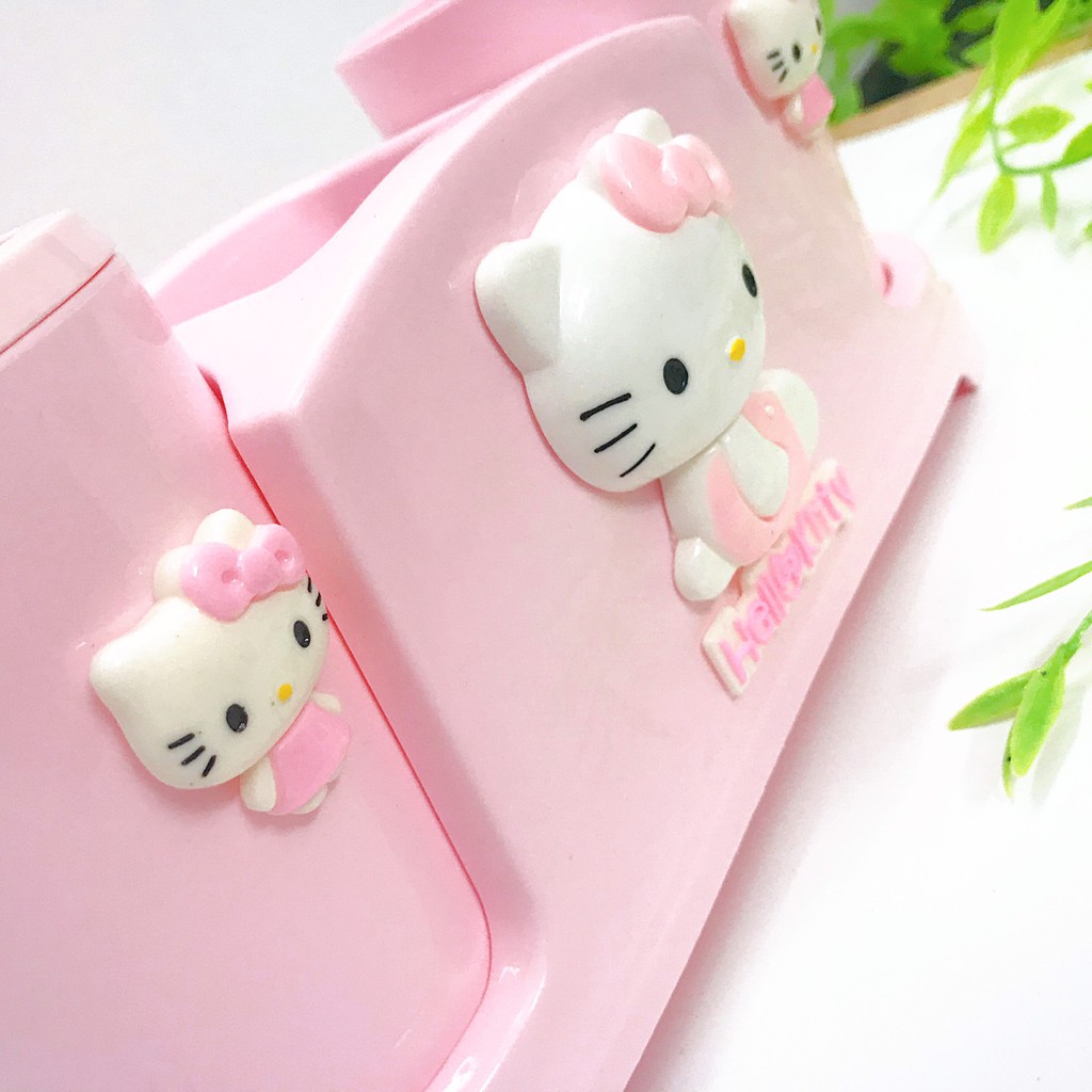 Cốc đánh răng và kệ để đồ 3 chi tiết Hello Kitty ☘☘