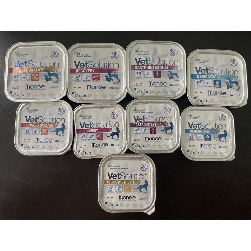 Pate Monge 100g/150g💥 FREESHIP 💥 Thức Ăn Cho Chó và mèo Pate Monge Vet Solution 100g/150g
