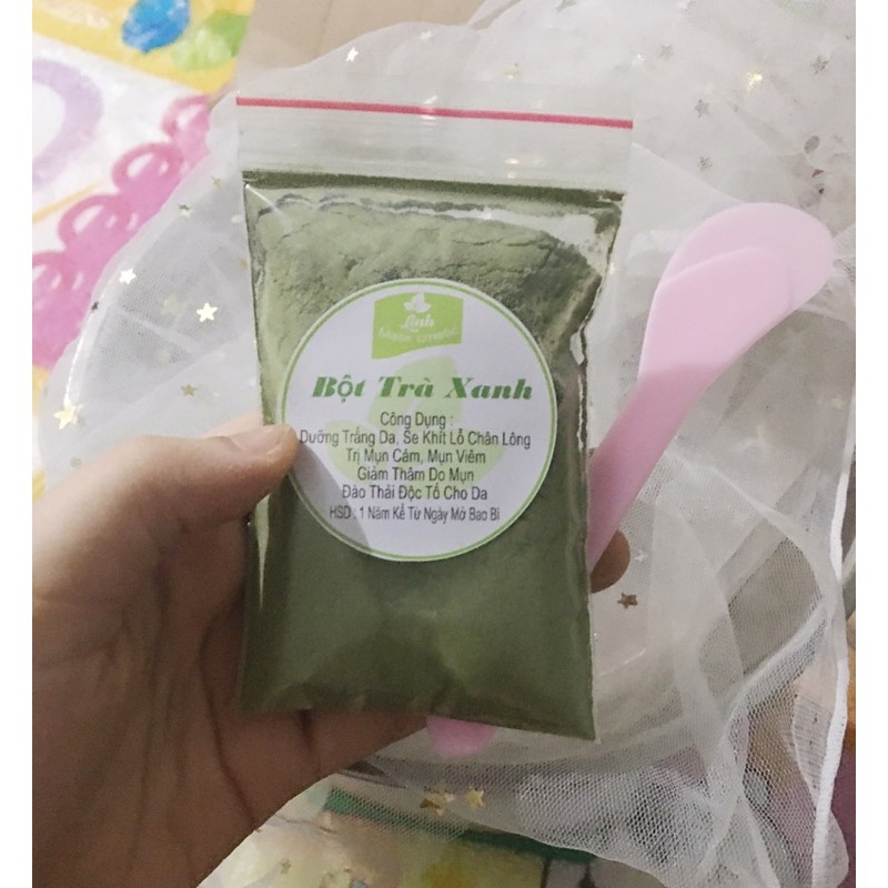 40gr bột trà xanh Thái Nguyên nguyên chất