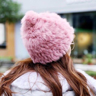 Mũ lông thỏ 2 lớp hàng Quảng Châu