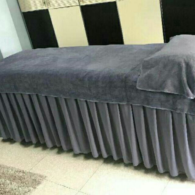 Ga trải giường spa+ vỏ gối+ ruột gối vải thun(đục lỗ nếu có nhu cầu) | BigBuy360 - bigbuy360.vn