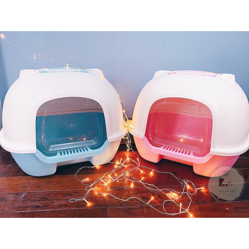 Nhà vệ sinh cho mèo kèm xẻng size lớn 51x42x39cm