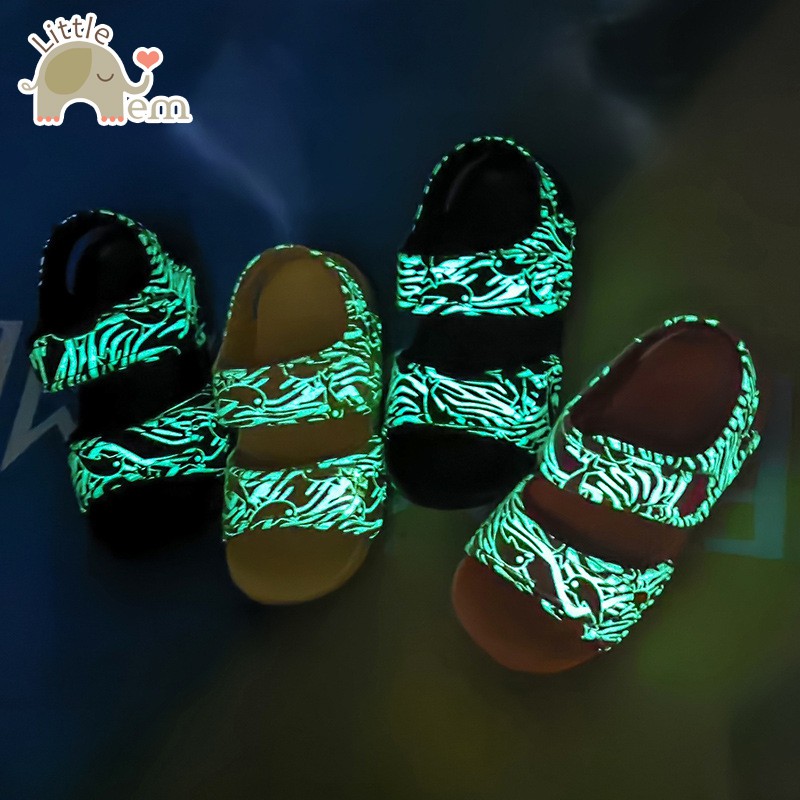 Dép đa năng cho bé chống trơn trượt _ Sandal dạ quang Color