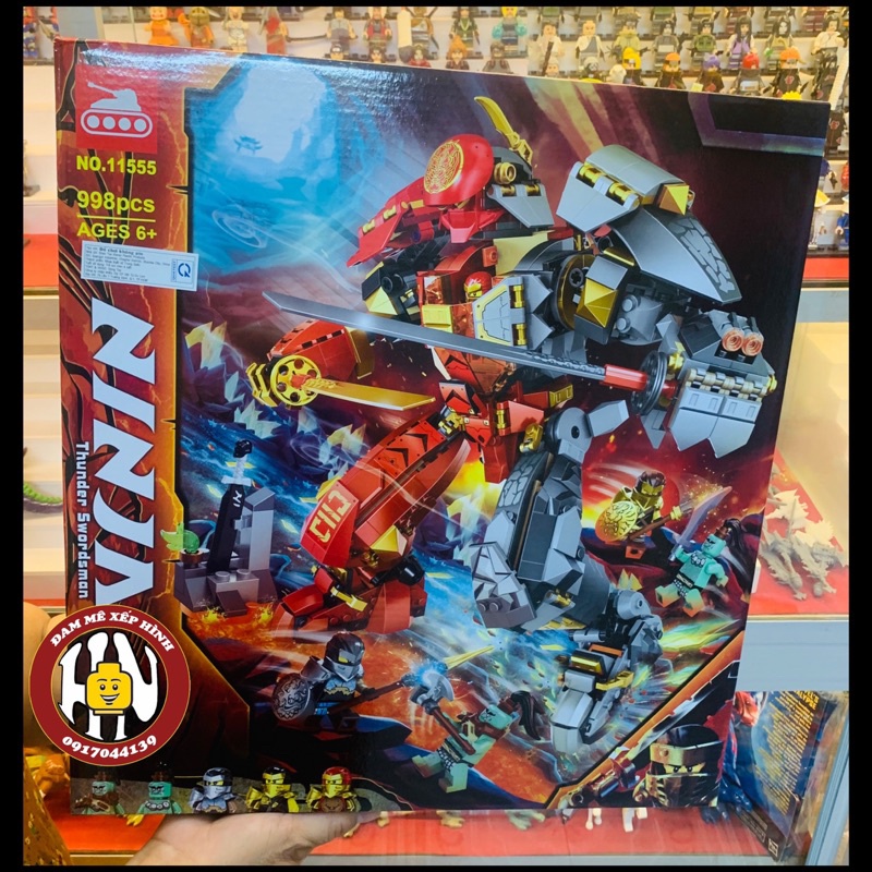 Đồ chơi xếp hình - Mech samurai season - Bela 11555 - Lắp ráp Ninjago 4026 - Mech Cao 30cm !