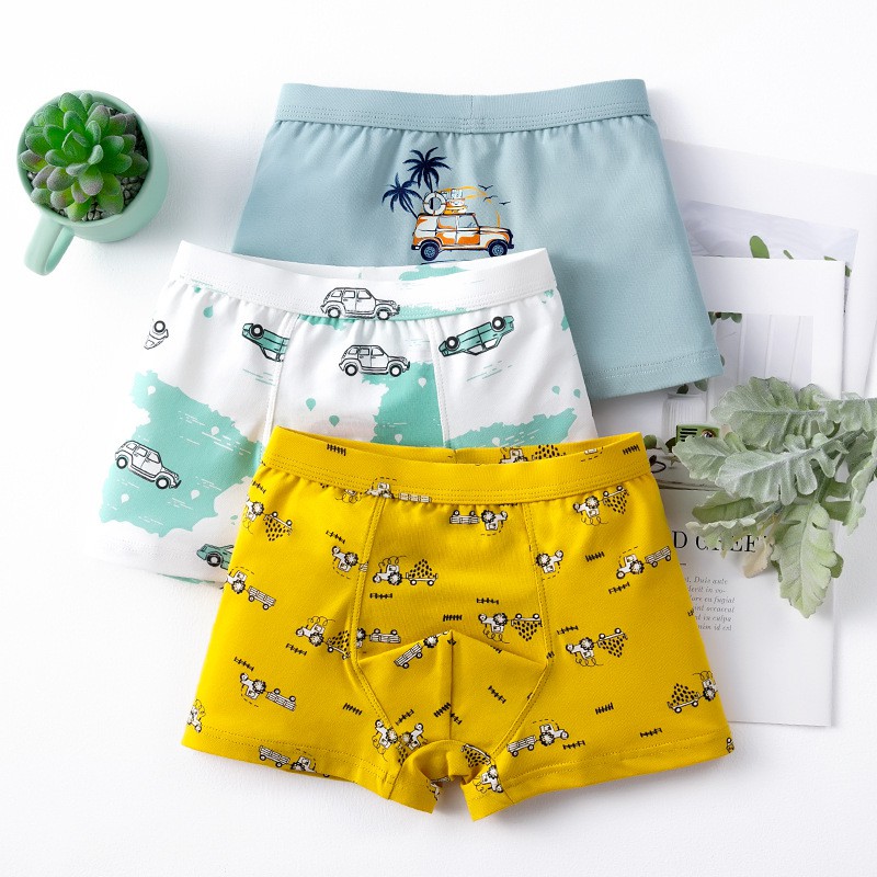 Set 50 Quần Lót Boxer Cotton Cho Bé Trai