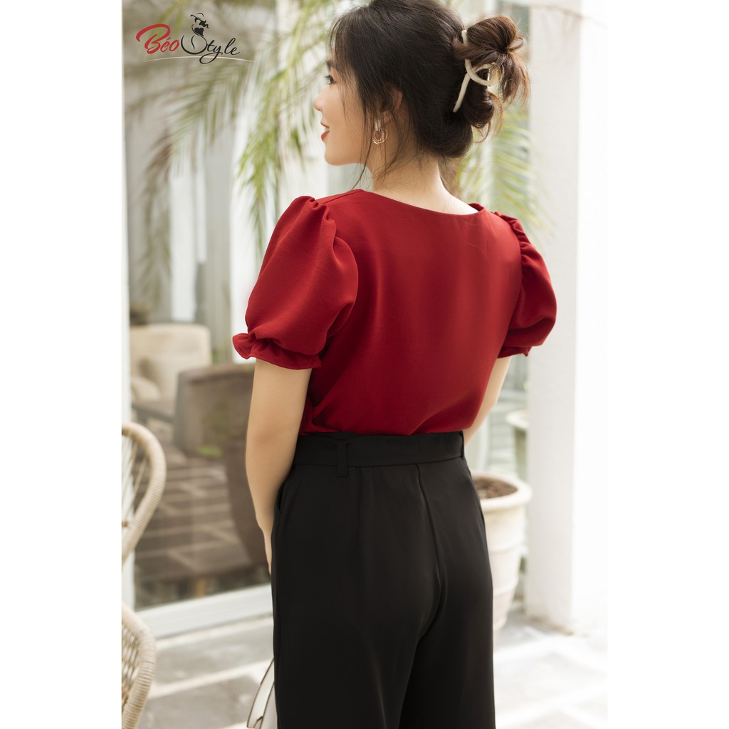 BIGSIZE NỮ set công sở quần ống suông phối áo kiểu QDBS003 + AKBS015 Béo Style ...