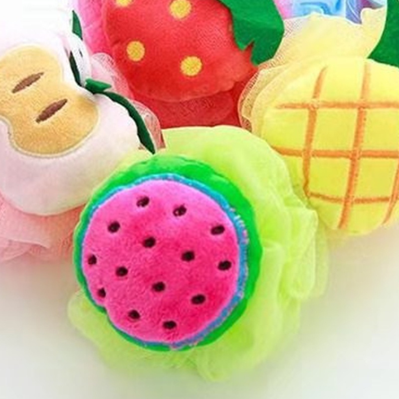 Mút Tắm Tẩy Tế Bào Chết Hình Trái Cây Nhiều Màu Sắc YOUYO Dành Cho Người Lớn