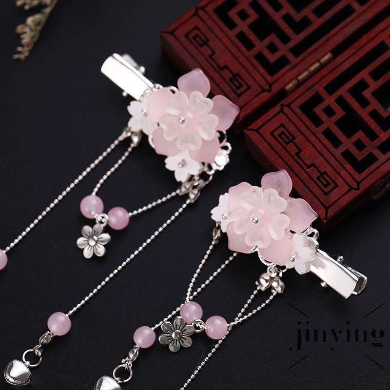 GETNOIVAS Kẹp tóc đính đá pha lê phong cách retro dành cho nữ