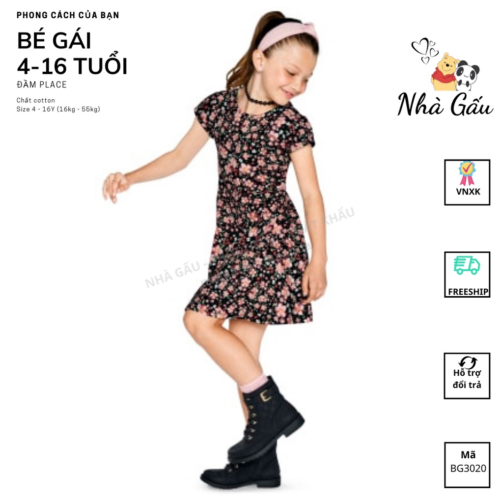 Đầm size đại đến 55kg PLACE BG2262