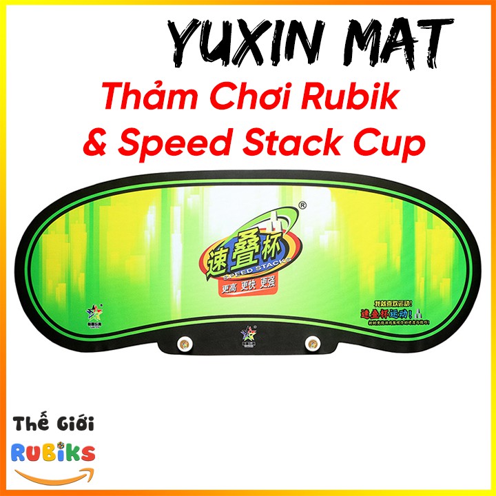 Thảm Chơi Rubik &amp; Xếp Cốc Tốc Độ YuXin Speed Cup Pad G4 Mat