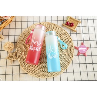 Bình Đựng Nước thủy tinh Hello Master 450ml