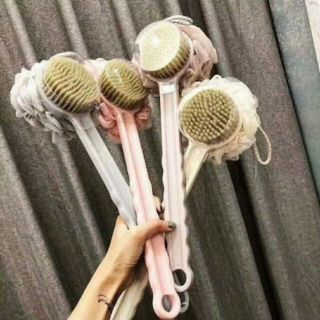Combo 4cái cọ lưng kèm bông tắm