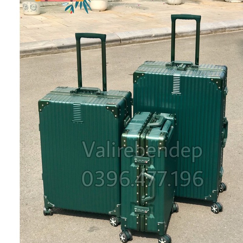 Vali kéo du lịch size 20,size 24 size 29 khung nhôm khóa sập, khóa kéo, chống trộm, chống bể vỡ