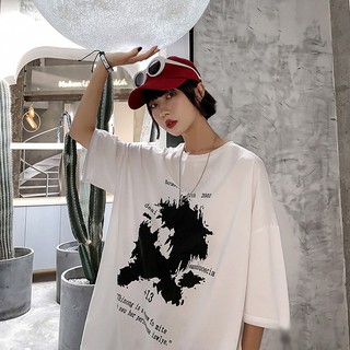 Áo thun tay lỡ 💖freeship💖 áo thun unisex hàn quốc tl596