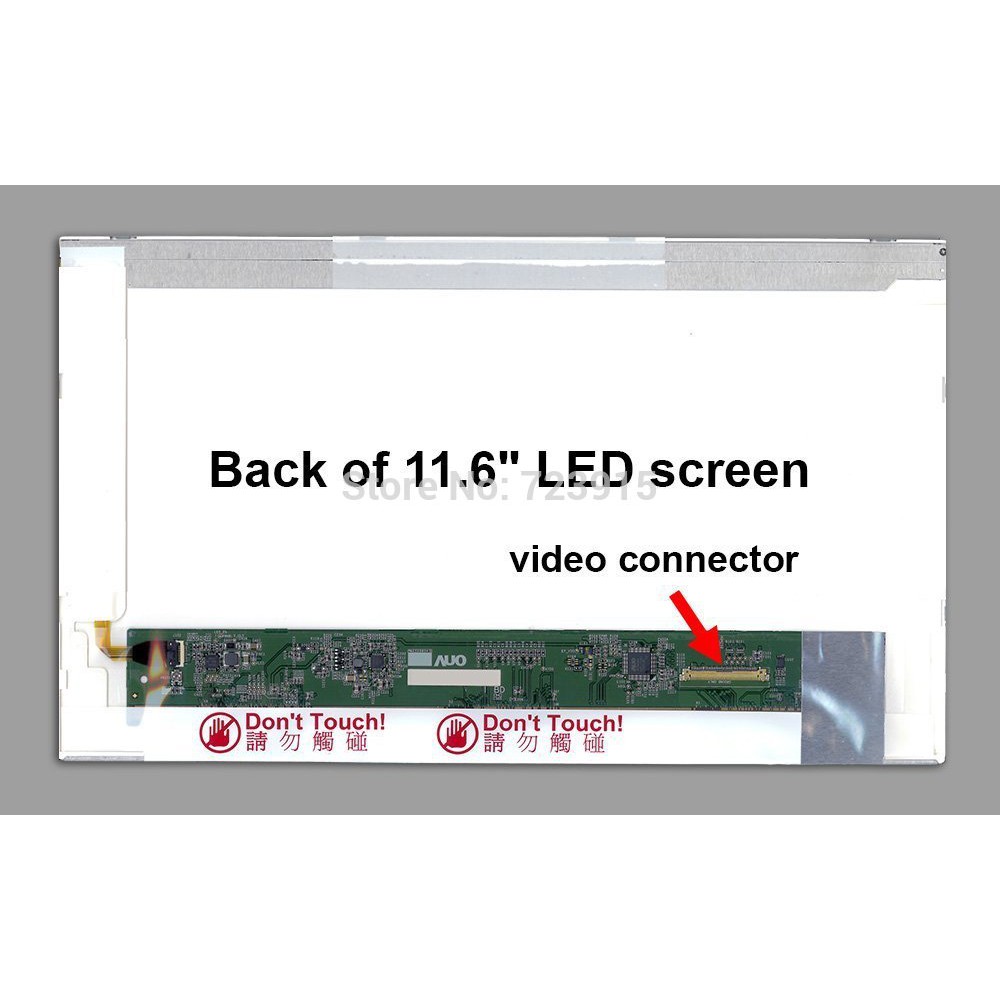 Màn hình laptop 11.6 inch Led dày và Led mỏng nhiều hãng