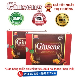 COMBO 2 hộp GINSENG - Giúp bổ huyết, hỗ trợ tăng cường sức đề kháng, tăng cường sức khỏe, tốt cho người suy nhược cơ thể