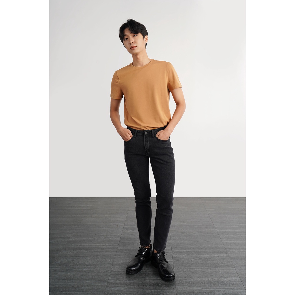 Áo Thun Nam Tay Ngắn Trơn Form Fitted - Routine 10S21TSH019CR1