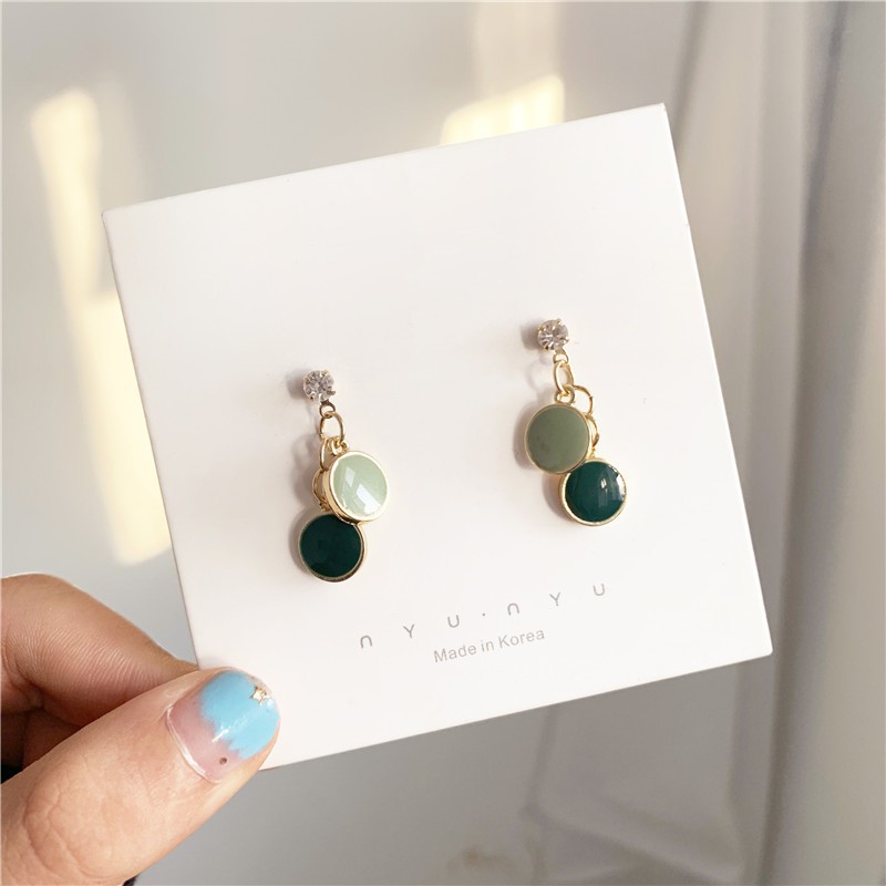 Khuyên Tai Nữ Hình Tròn Phong Cách Hàn Quốc A700