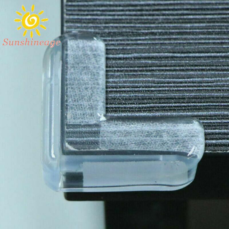 Bộ 4 Tấm Nhựa Chữ L Bọc Cạnh Bàn Hỗ Trợ Bảo Vệ An Toàn Cho Bé