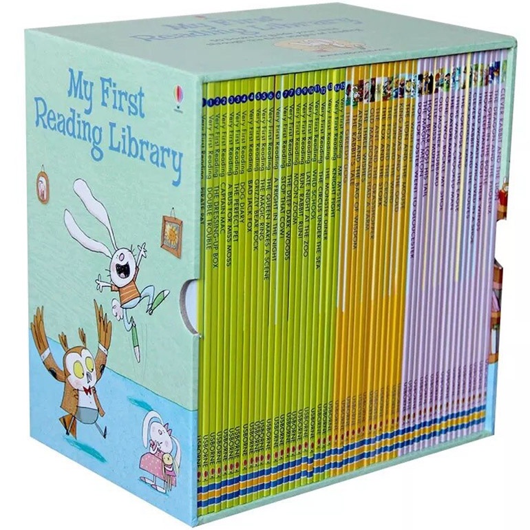 Bộ My first reading library - Usborne xanh (50 cuốn) có mp3 cho bé