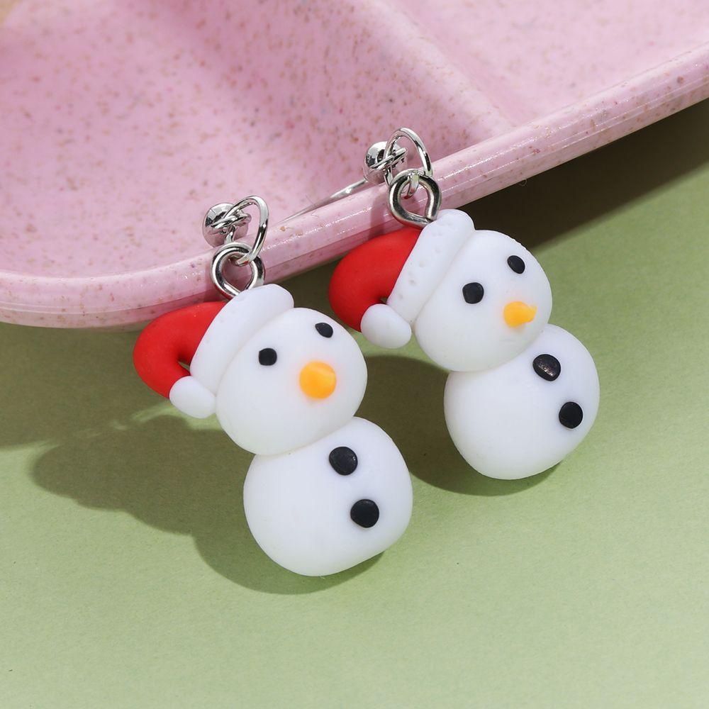 Bông Tai Handmade Bằng Đất Sét Polymer Thời Trang Giáng Sinh Đáng Yêu