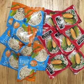 Ômai giun Thái Lan xanh - đỏ  ô mai sợi đu đủ Thái Lan