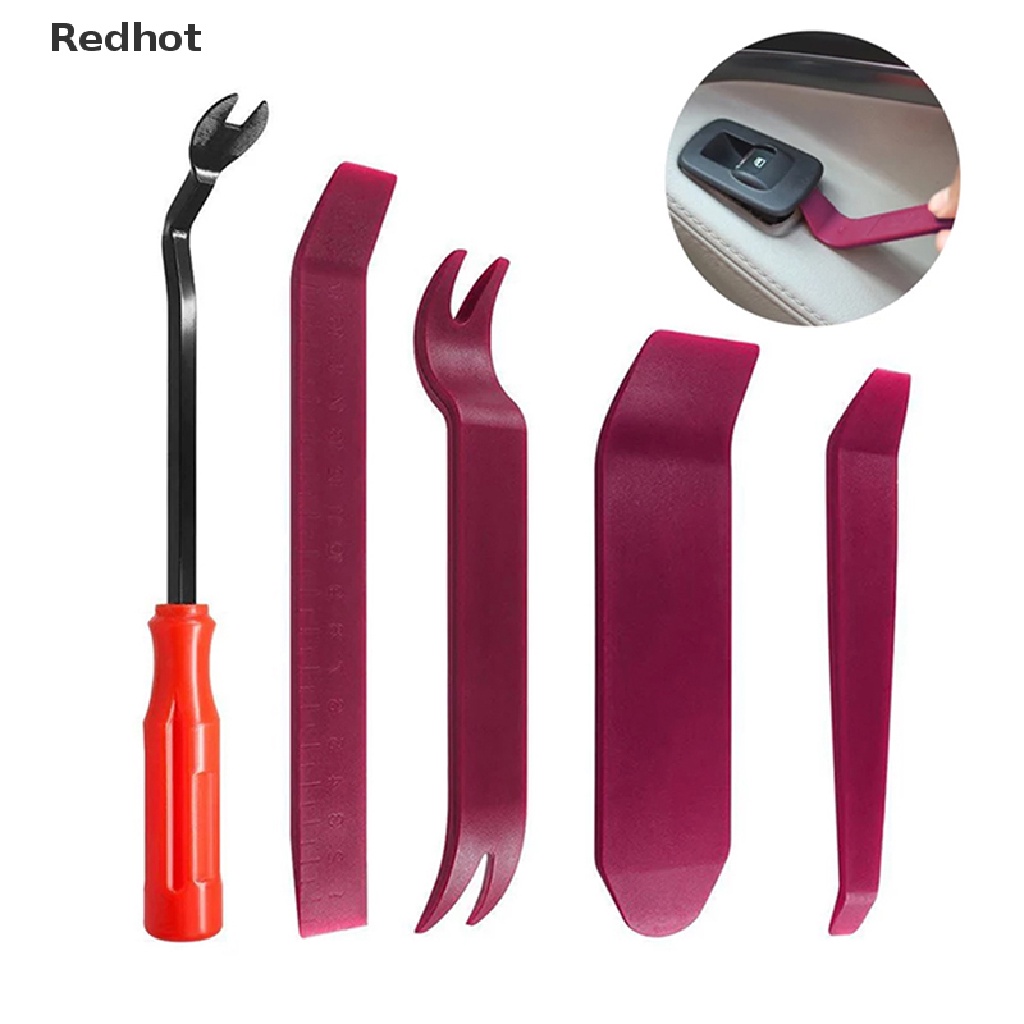Bộ 5 dụng cụ tháo cửa xe ô tô bằng nhựa thiets kế mới tiện lợi để sử dụng