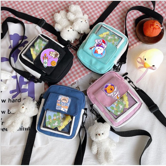 túi trong suốt phi hành gia TCVII33 ita bag túi đeo chéo cute vintage dễ thương hot trend thần tượng hoạt hình idol